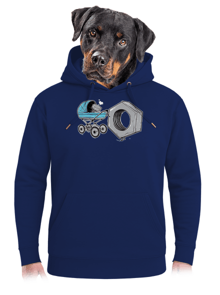 Správna matka unisex mikina premium Navy
