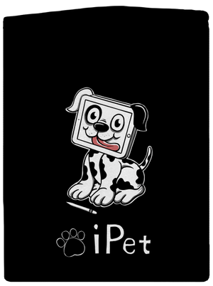 iPet dámska mikina na zips Black