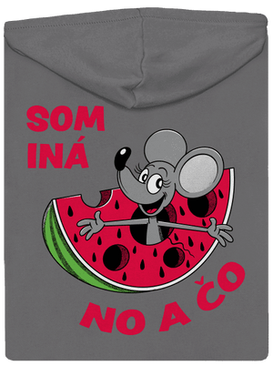 Som iná dámska mikina na zips Steel Gray