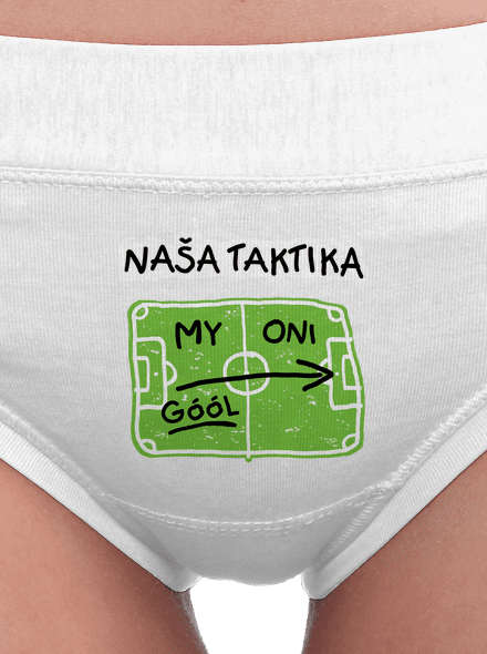 Naša futbalová taktika dámske nohavičky White