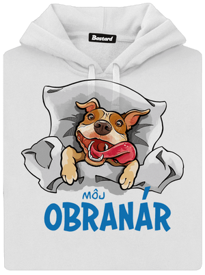 Môj obranár dámska mikina klokanka White