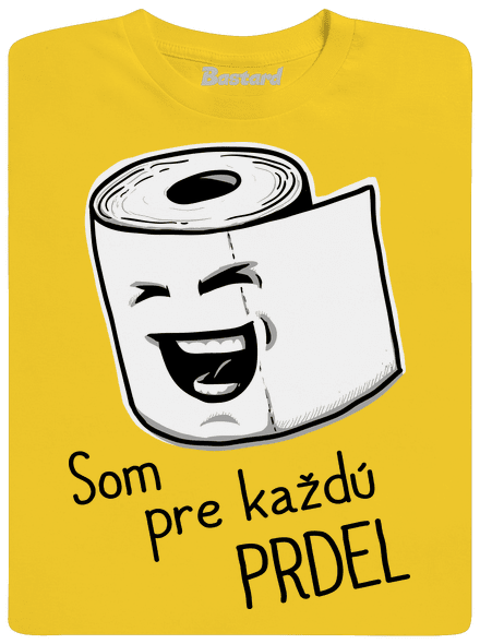 Prdel pánske tričko Gold