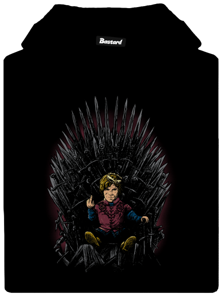 Tyrion na tróne pánska mikina klokanka Black