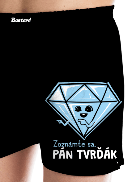 Tvrďák pánske trenky Black