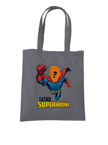 Tatko superhrdina taška Graphite grey