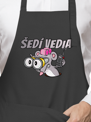 Šedí vedia - myš zástera Dark Grey