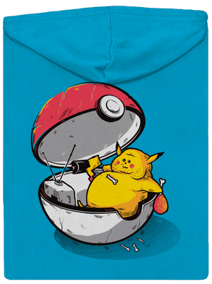 Koniec pokémona dámska mikina na zips Blue Atol