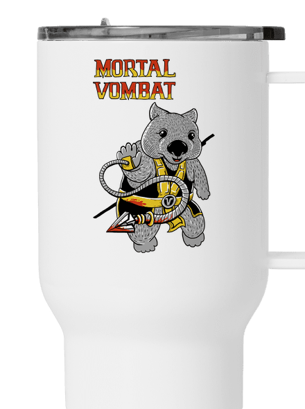 Mortal Vombat termohrnček White
