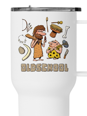 Oldschool termohrnček White