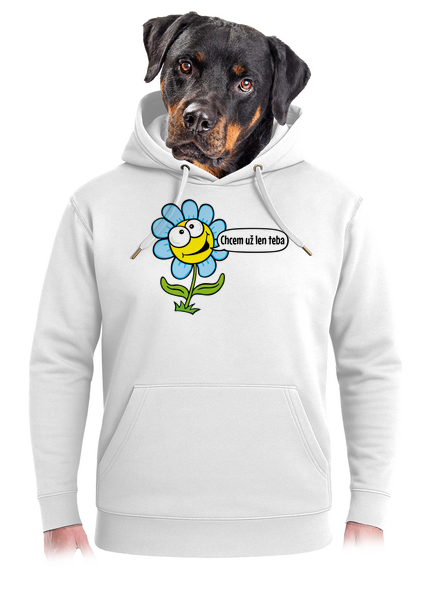 Chcem už len teba unisex mikina premium Snowwhite