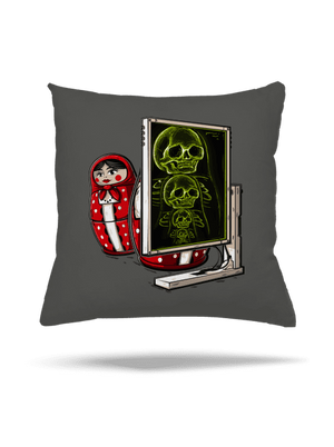 Rentgen Matriošky vankúš Gray Pol