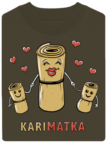 Karimatka unisex mikina bez kapucne Urban Khaki