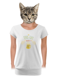 dámske tričko s lemom