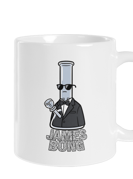 James Bong klasický hrnček White