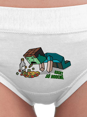 Kocky sú hodené dámske nohavičky White