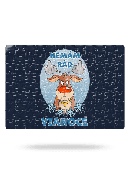 Nemám rád Vianoce puzzle White