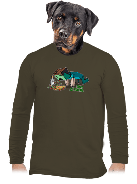 Kocky sú hodené pánske dlhý rukáv Urban Khaki