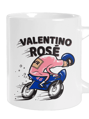 Valentino Rosé veľký hrnček White