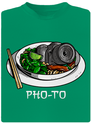 Pho-to detské športové tričko Kelly Green Mal