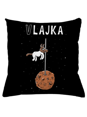 Vlajka vankúš Black