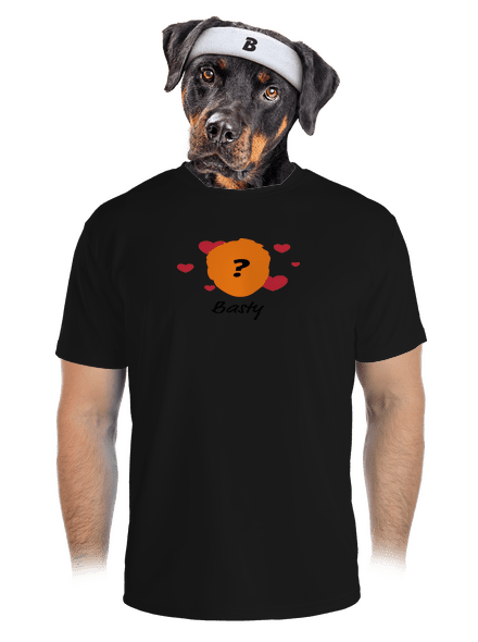 Moja láska pánske športové tričko Black