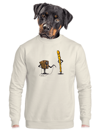 unisex mikina bez kapucne