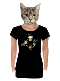 dámske tričko s lemom