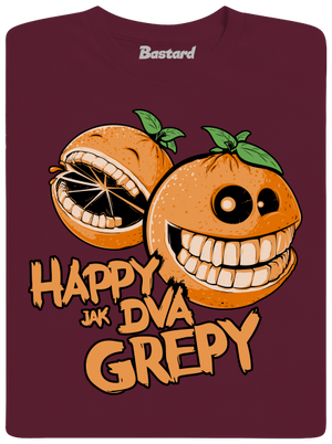 Happy grepy detské tričko Burgundy
