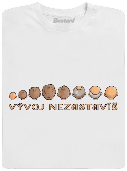 Vývoj nezastavíš detské tričko White
