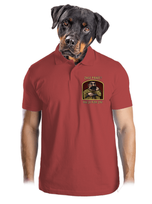 Zase práce? pánska polokošeľa Burgundy