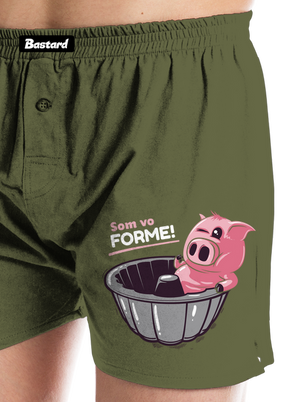 Vo forme pánske trenky Khaki