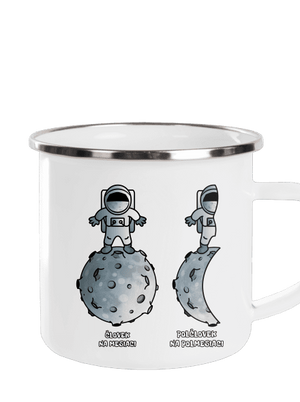 Polčlovek na polmesiaci plecháčik White