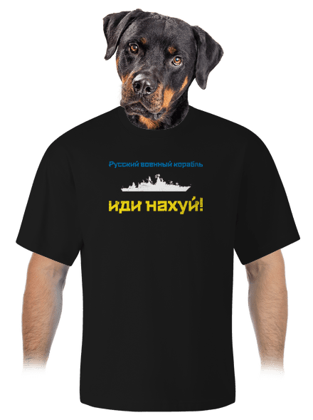 Ukrajina - Lodi idi na chuj - azbukou unisex tričko oversized Black