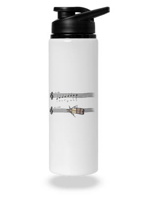 A - moll flaša na vodu White