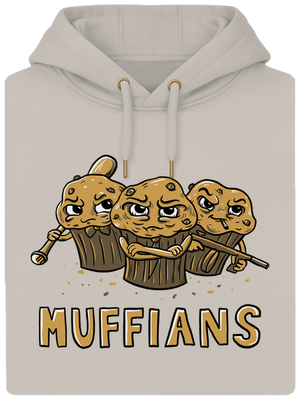 Muffians unisex mikina premium Pastel Macchiato