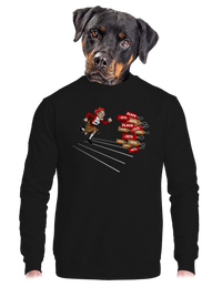 unisex mikina bez kapucne