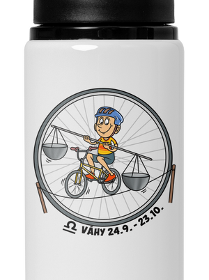 Cyklistický horoskop: Váhy flaša na vodu White