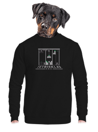 unisex mikina bez kapucne