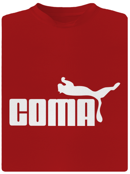 Coma pánske športové tričko Red Mal