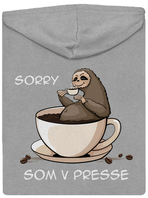 V presse pánska mikina na zips Light Melange