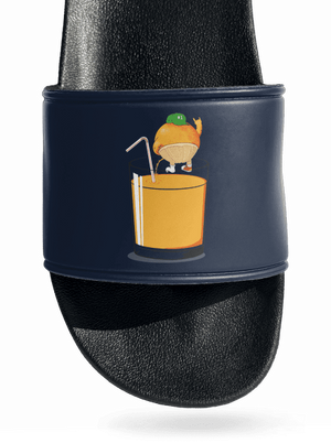 Opitý pomaranč šľapky Navy