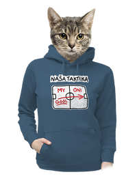 dámska mikina klokanka