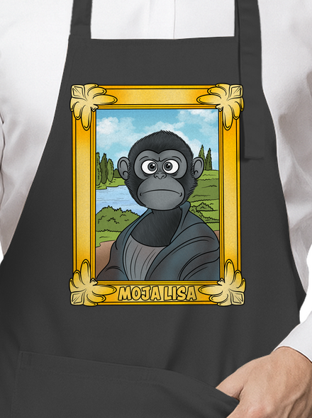 Moja Lisa zástera Dark Grey