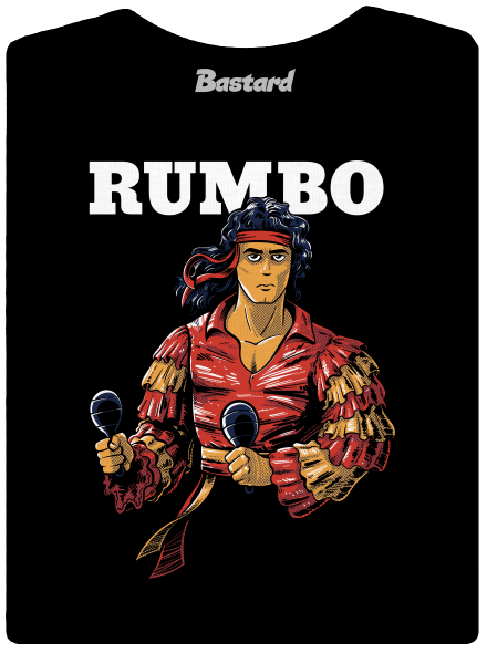 Rumbo dámske tričko prémium Black