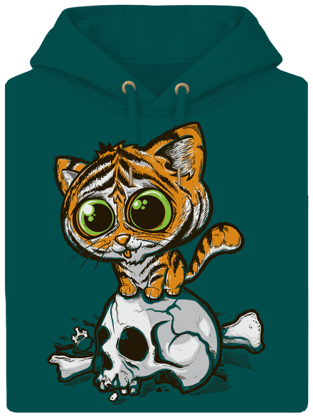 Tigrík unisex mikina premium Emerald Green