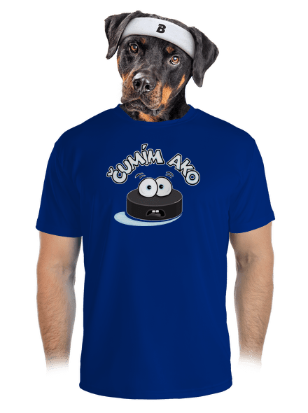 Čumím ako puk pánske športové tričko Royal Blue Mal