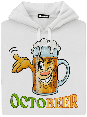 Octobeer dámska mikina klokanka White