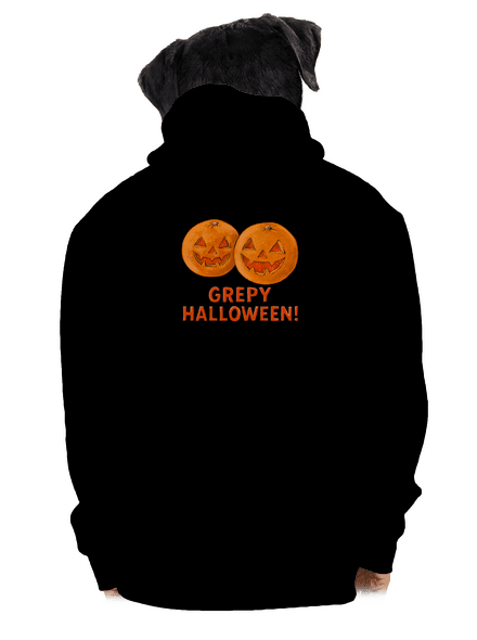 Grepy Halloween pánska mikina na zips Black