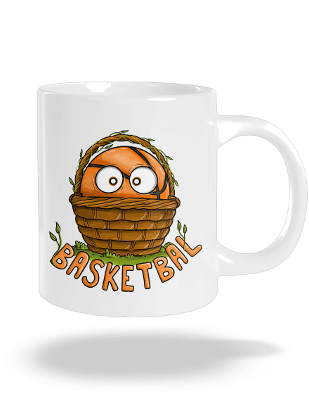 Basketbal veľký hrnček White