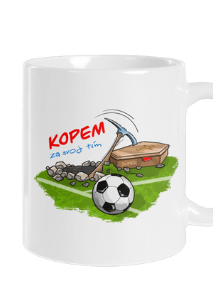 Kopem za svoj tím klasický hrnček White